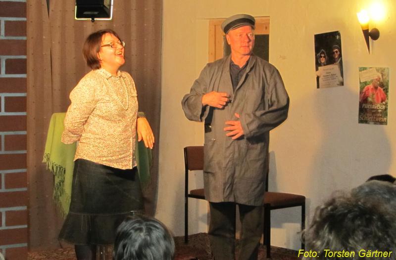 Kabarett "Marianne & Michael" im November 2012 in der Reddelicher Bauernscheune