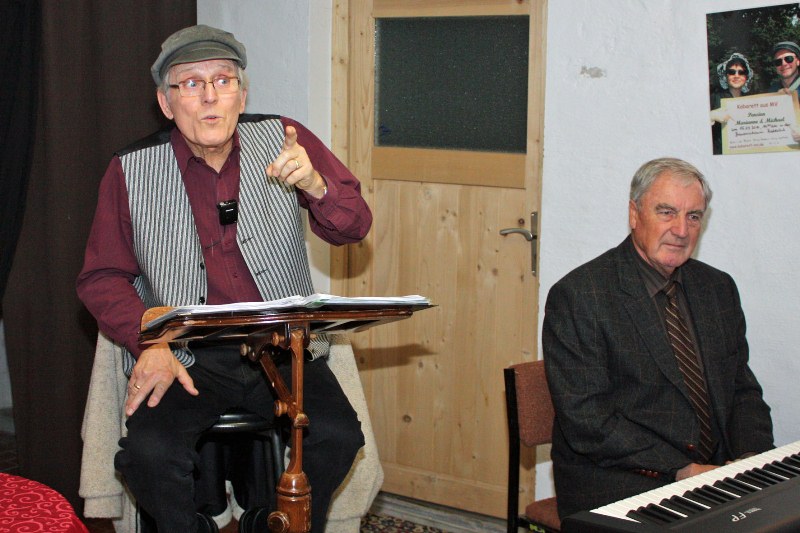 Ostpreußischer Humor mit Hans-Peter Hahn in der Bauernscheune Reddelich, November 2011