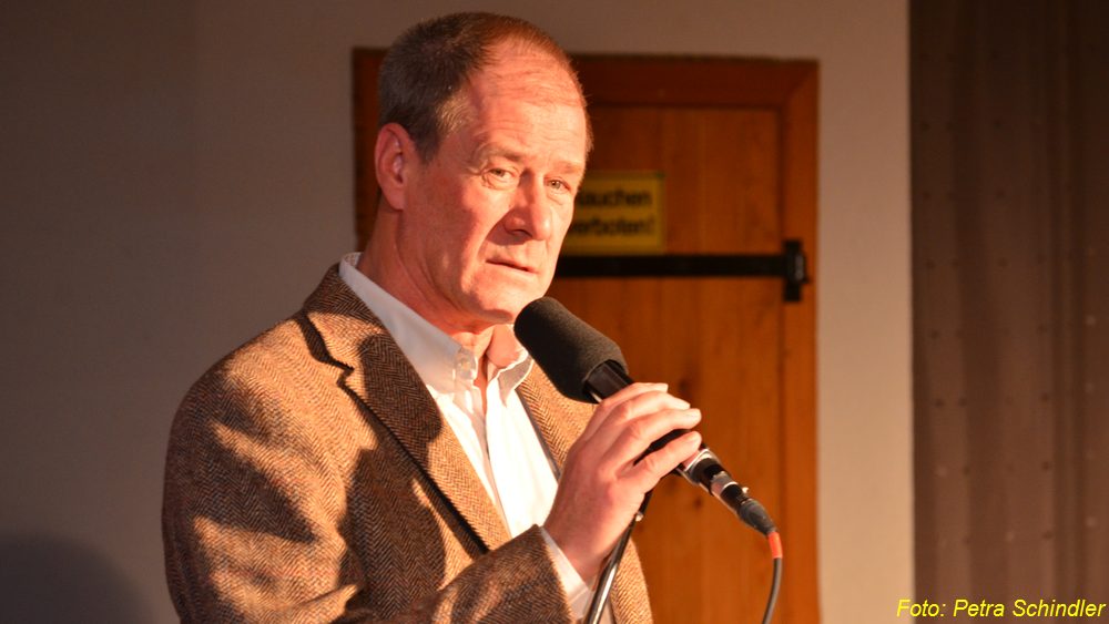 Wolfgang Rieck am 25. Januar 2014 in der Bauernscheune